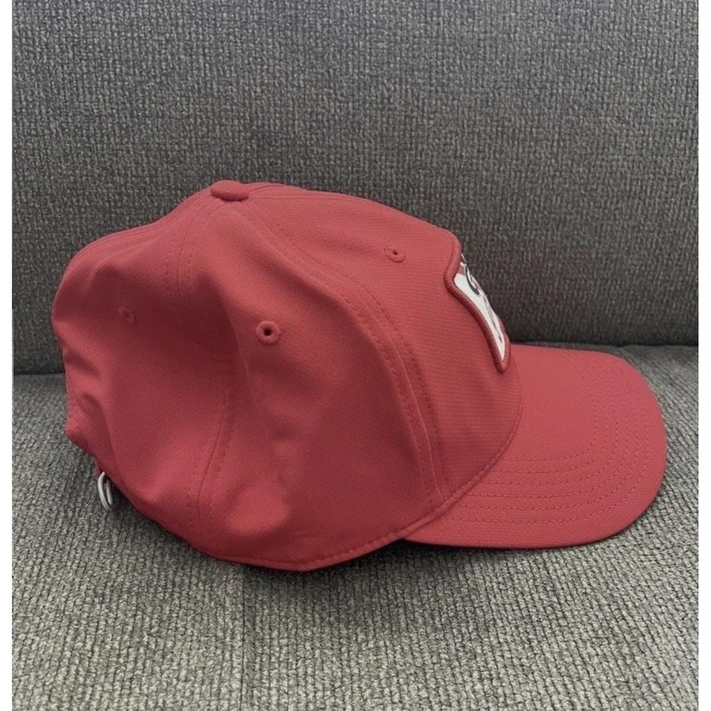 Georgia Bulldogs Hat Cap Strap Back One Size Red NCAA Football Ahead Playoff